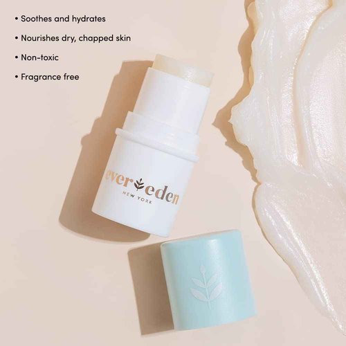 Evereden Kids Face Cream: Cool Peach, 1.7 oz. & Baby Lip Balm, 0.13 oz | Clean and Non-Toxic Kids Products | Multi-Vitamin Skin Care for Children