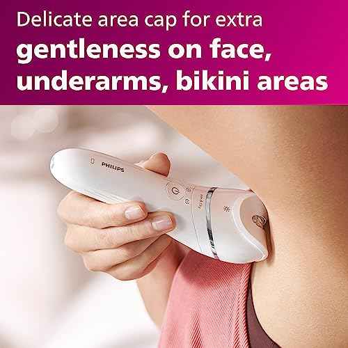 Philips Beauty Epilator Series 8000 for Women, with 3 Accessories, BRE700/04