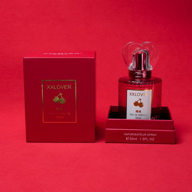 Prgkitcjfh Ladies talk about perfume lasting gift box men talk about fragrance (Cherry 1.7 oz)