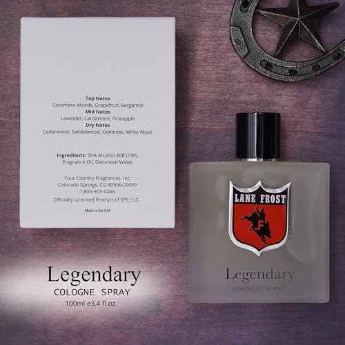 Lane Frost Legendary Frosted Cologne, 3.40 Fl Oz (Pack of 1)