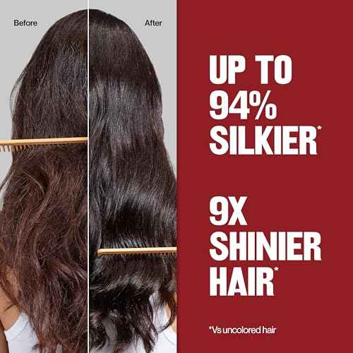 Revlon ColorSilk with Bond Repair Complex, Permanent Hair Color, 100% Gray Coverage, Ammonia Free Dye, Vegan Keratin, 45 Bright Auburn, 3 pack