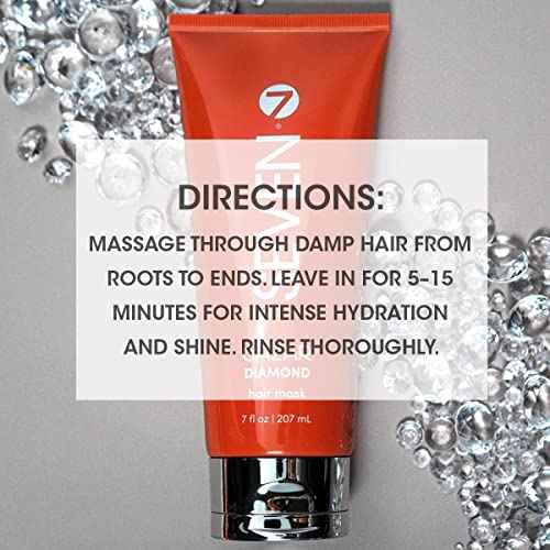 SEVEN Haircare Gazar Diamond Hair Mask Deep Conditioning Treatment for Women & Men, Increase Hydration and Shine with Honey & Green Tea, Sulfate + Paraben Free, Cruelty Free, Made in USA