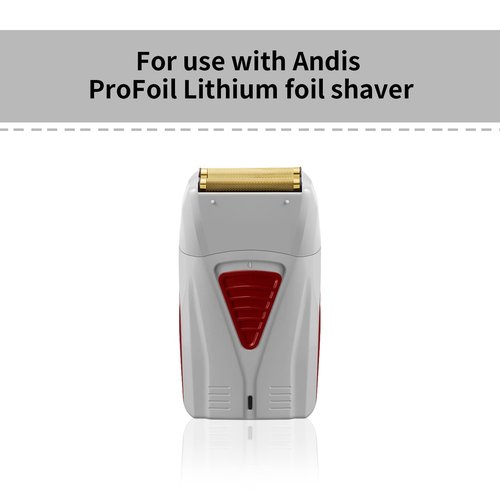 2 Pack Pro Shaver Replacement Foil and Cutters Compatible with Andis ProFoil Lithium foil Shaver, Golden