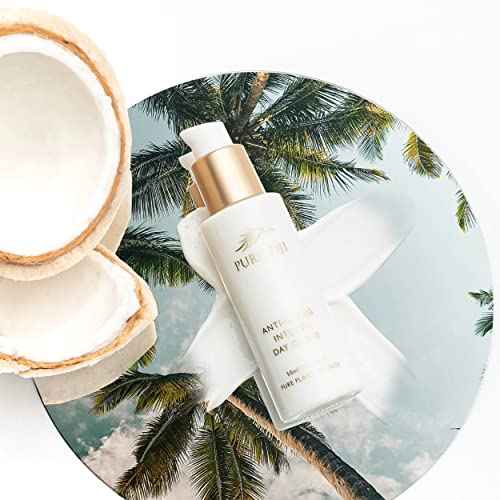 PURE FIJI Anti Aging Daily Facial Moisturizer Cream to Reduce Wrinkles, Neck & Face Cream with Botanical Oil Blend Skin Care Facial Moisturizer for Women & Men, 1.7 Fl.Oz