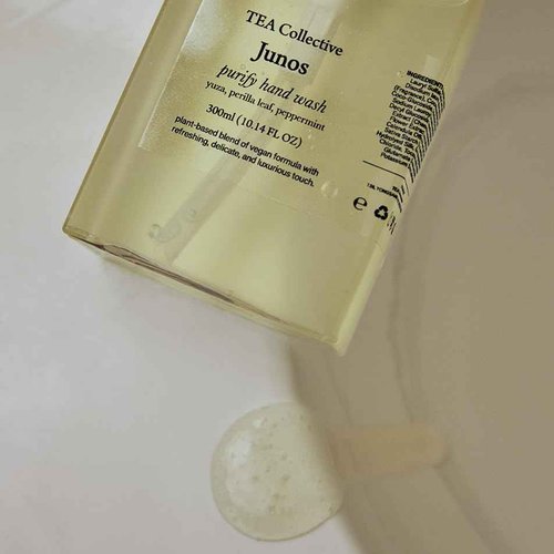 TEA Collective Junos Pufiry Hand Wash | Yuzu, Perilla Leaf, Eucalyptus | 9.46 Fl Oz | Product of Korea