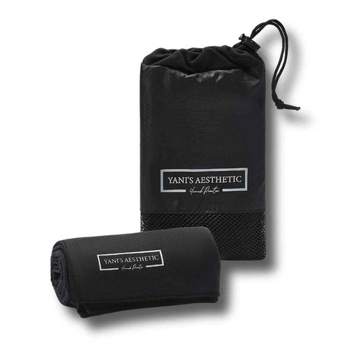 Professional Makeup Travel Towel - Microfiber Suede Quick Dry Towels - Multipurpose Kit Towel for Artists & Stylists - Double-Sided High Absorbency Towel - Sand-Free Protect Client Surface - 75x130 cm