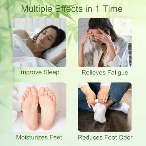 (100 Pads) Deep Cleansing Foot Pads for Better Sleep, Natural Bamboo Foot Patch | Relieve Stress, Improve Sleep and Relaxation