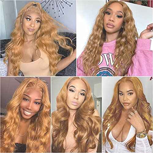 Honey Blonde Bundles 27 Body Wave 3 Bundles Huma Hair 26 28 30 inch AuokMar Unprocessed Virgin 27 Blonde Bundle Human Hair Extensions 150g