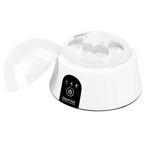 Nail Soaking Bowl, Electric Soak off Bowl Manicure Soaker for Gel Nail Polish Remover, Acrylic Nails, Dip Powder Remover, White