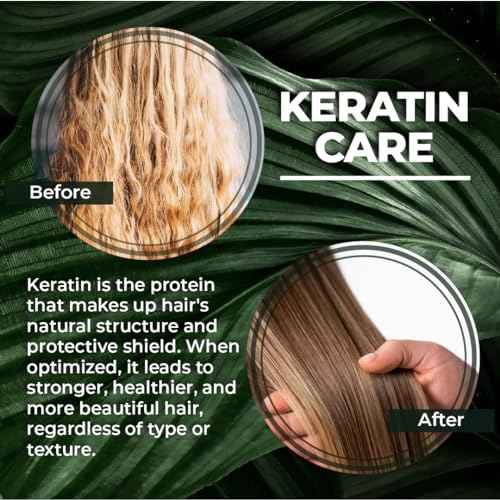 KERARGANIC Formaldehyde-Free Keratin System DIY Set: Pre-Treatment Shampoo, Hair Treatment, Post-Treatment Mask with Argan Oil - (4oz each)