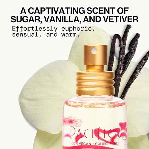 Pacifica Island Vanilla Perfume ? Clean Vanilla Fragrance for Women - Warm Tropical Aroma - Long-Lasting Clean Beauty Non Toxic Scent, Vegan & Cruelty-Free, 1 oz Travel-Friendly Spray