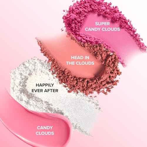 Too Faced Fairytale Crush Blush & Highlighter Set | Moon Crush Highlighter + Cloud Blush Face Palette Gift Set