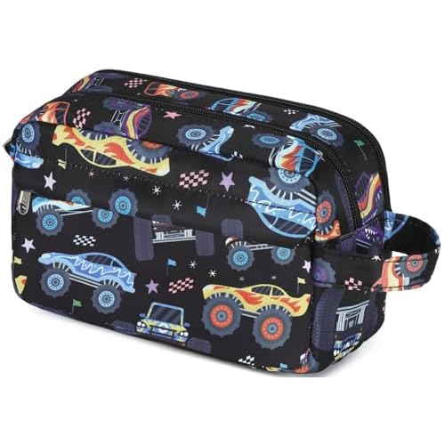 CAMTOP Travel Toiletry Bag for Kids Cute Toiletry Bags for Girls Boys Waterproof for Toiletries Accessories Bathroom Stuff