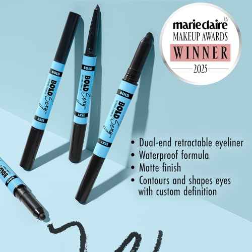 Black Radiance Bold & Sexy Gel Eyeliner,Waterproof Dual-Ended Retractable, Buildable & Blendable Smudge-Proof Smooth Matte Finish, Cruelty-Free & Vegan- After Hours