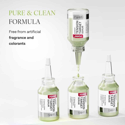 SAM'U PDRN Expert Tension Target Serum - PDRN Salmon DNA retinol serum with Collagen & Peptides for skin firming & elasticity, Korean Skin Care