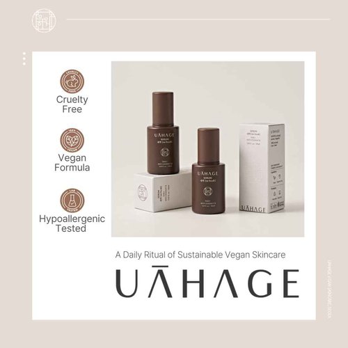 UAHAGE Sebyuk Serum Daily Antioxidant B - Deep Hydration and Nutrition, Vegan Korean Skincare with Glutathione, Niacinamide, Black Tea Extract, Panthenol, Macadamia Oil, Trehalose (30ml / 1.01 fl.oz)