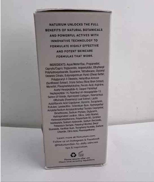 Naturium Multi-Peptide Advanced Serum, Firming & Smoothing Face Serum for Fine Lines & Wrinkles with Advanced Multi-Peptide Blend, 1 oz