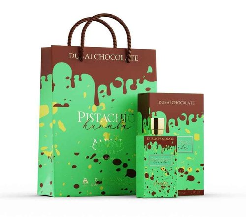 AROMA CONCEPTS | Dubai Chocolate Perfume Pistachio Kunafa Fragrance EDP 2.7 Fl Oz | Unisex Sweet Gourmand Perfume with Chocolate, Caramel & Pistachio | Arabian Dessert-Inspired Luxury Scent