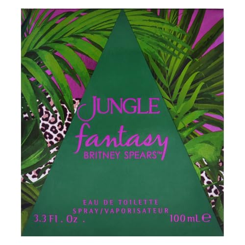 Britney Spears Jungle Fantasy Limited Edition Eau De Toilette Spray for Women, 3.3 Fl Oz