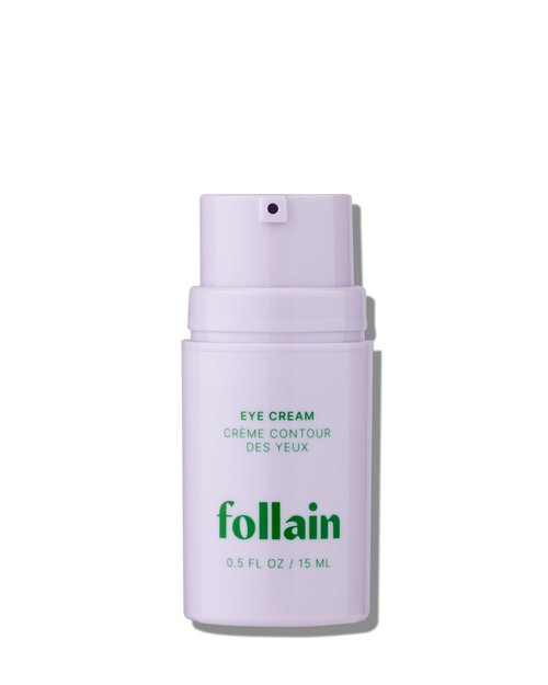 Follain 5% Vitamin C + Caffeine Brightening Eye Cream for all Skin Types | Visibly Reduce Dark Circles, Puffiness, & Wrinkles - Clean Beauty, Daily Hydrating Eye Treatment - Vegan & Cruelty-Free