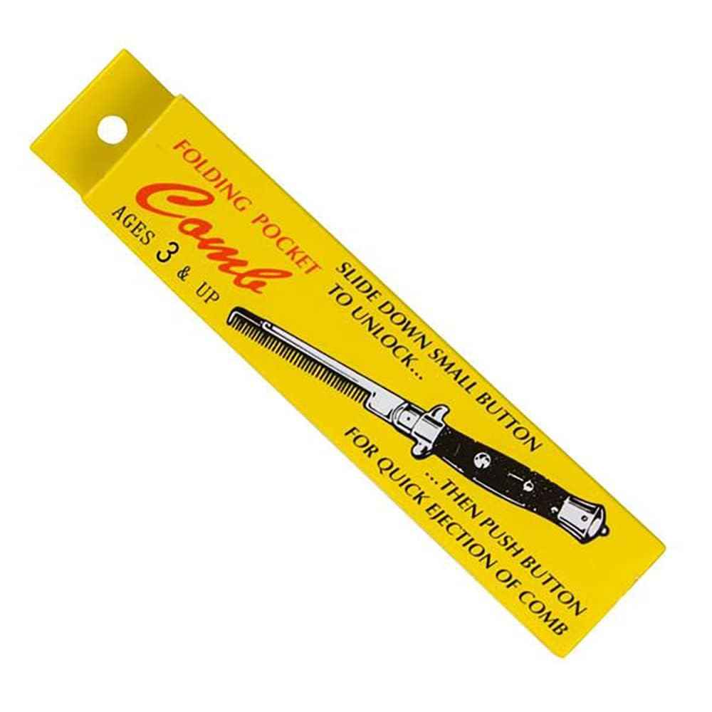 Chochkees 9" Inches Folding Pocket Comb, Stainless Steel (8-Pack)