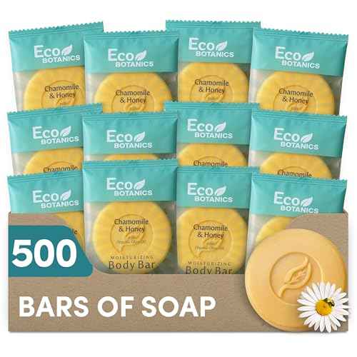 Eco Botanics Travel-Size Hotel Body Bar Soap, 0.89 oz (Case of 500)