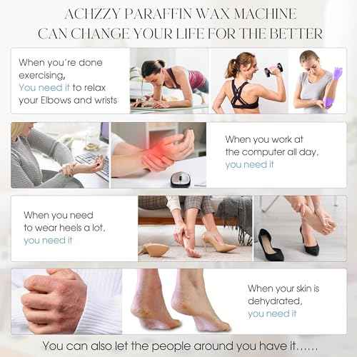 Paraffin Wax Machine for Hands and Feet, 4000ml Paraffin Bath, Paraffin Wax Warmer with Refills, Nourishing and Moisturizing, Professional-Grade Spa Treatment for Soft and Smooth Skin