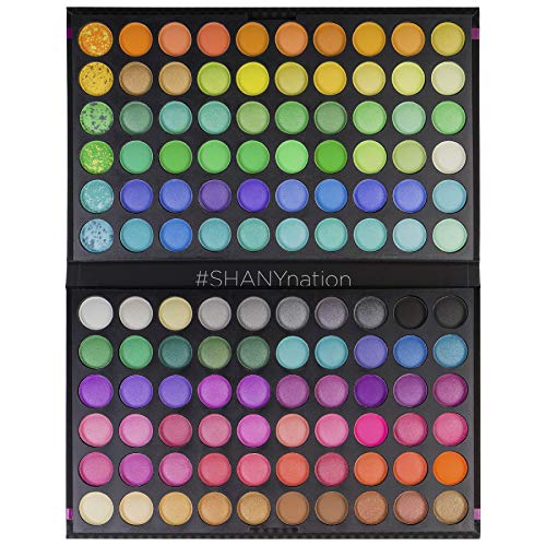 SHANY Highly Pigmented Eye Makeup Palette, 120 Matte Shimmer Metallic Eyeshadow Pallet with Long Lasting and Blendable Natural Colors - Classic Neon