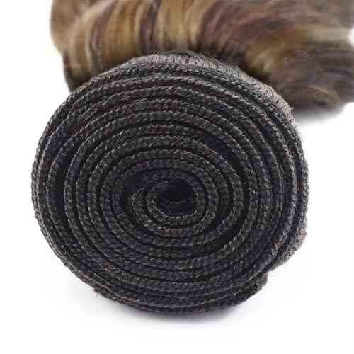 28 28 28 inch Ombre Brown Bundles 4/27 Human Hair Bundles Highlight Blonde Human Hair Bundle Double Weft 300g
