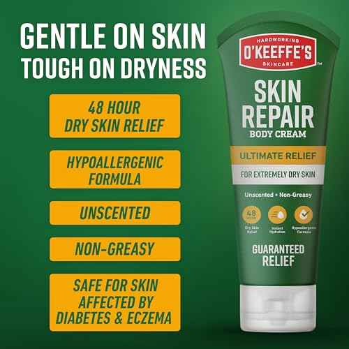 O¡¯Keeffe¡¯s Skin Repair Ultimate Relief Body Cream, 7oz Tube (Pack of 1) ? for The Most Severe Dry Skin