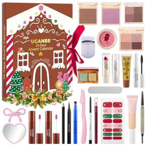 Makeup Advent Calendar 2025, 24 Days Individually Boxed Christmas Makeup Sets, 2025 Xmas Countdown Calendar Makeup & Cosmetic, Gift for Women Teens Girls