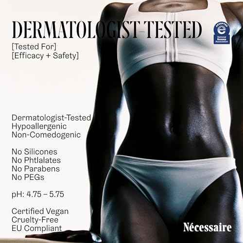N?cessaire The Body Lotion Fragrance-Free ? Unscented Multi-Peptide Body Moisturizer for Women + Men ? Non-Comedogenic Lotion for Sensitive Skin ? 450ml/15.2 fl oz