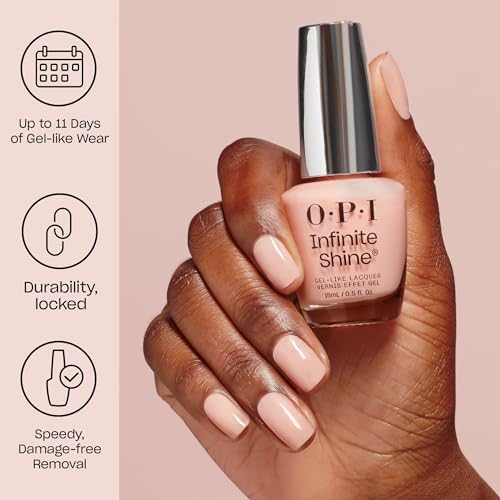 OPI Infinite Shine Long Wear Nail Polish | Opaque Bright Red Cr?me Gel Like Nail Polish | Vegan, Long Lasting, Streak Free