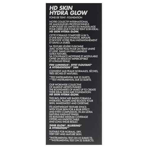 HD Skin Hydra Glow - 2N22 Nude by Make Up For Ever for Women - 1 oz Foundation