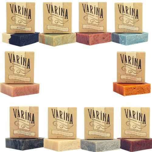 Natural Soap Mens Variety Bar Soap - Gentle Cleansing for Sensitive Skin, Fresh - 10 Pack - Handmade Soap