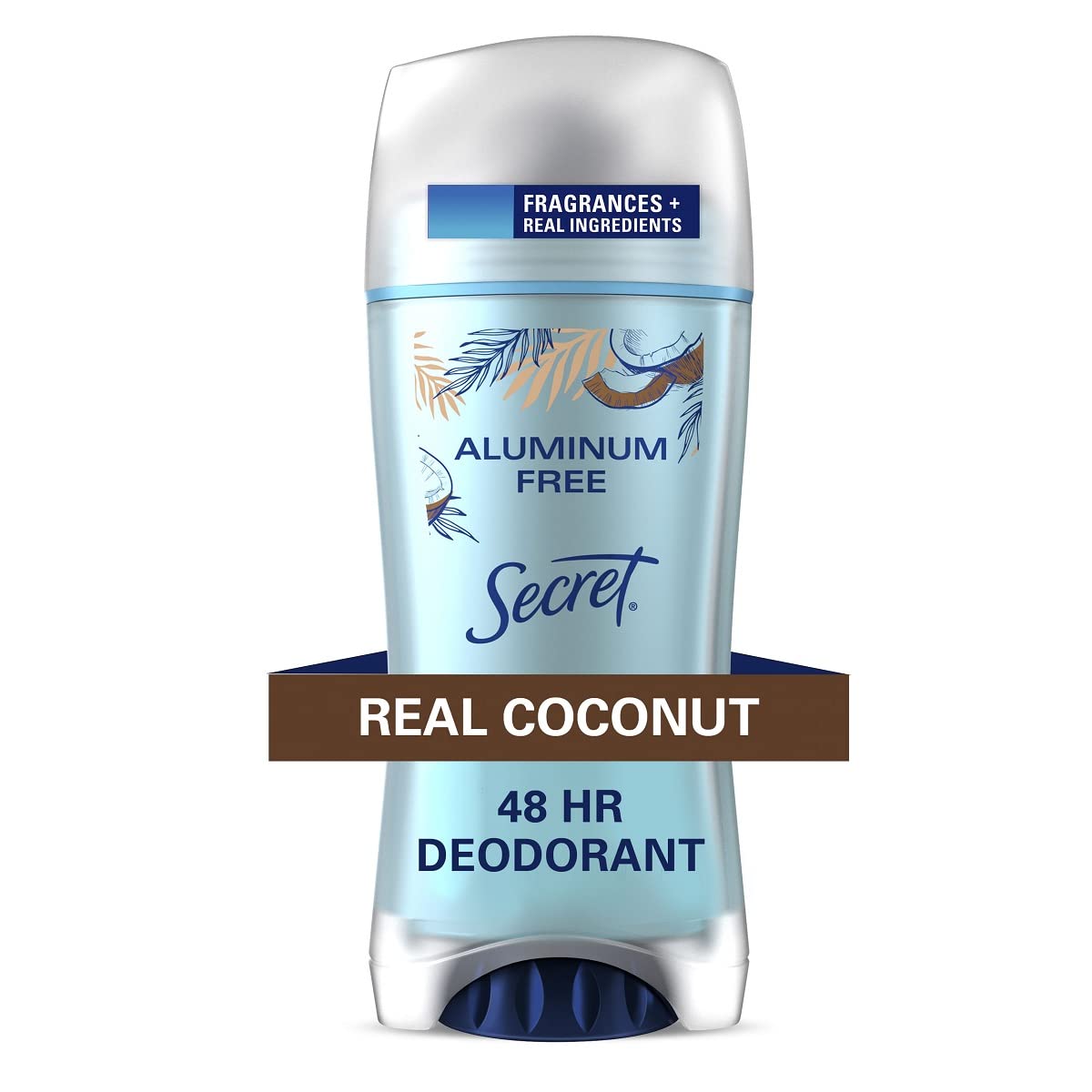 Secret Aluminum Free Deodorant for Women, Coconut, 2.4 oz