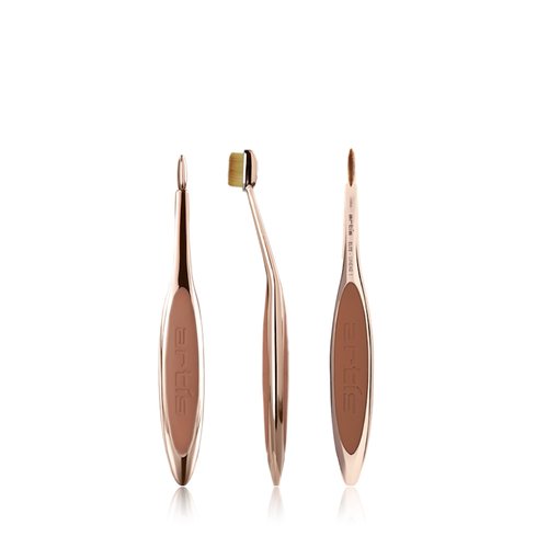 Artis Elite Linear Brush 1 - Makeup Brush with Solid Metal Handle - Soft Makeup Brushes - Makeup Tools for Liquid, Creams, Powders - Rose Gold - 1 pc