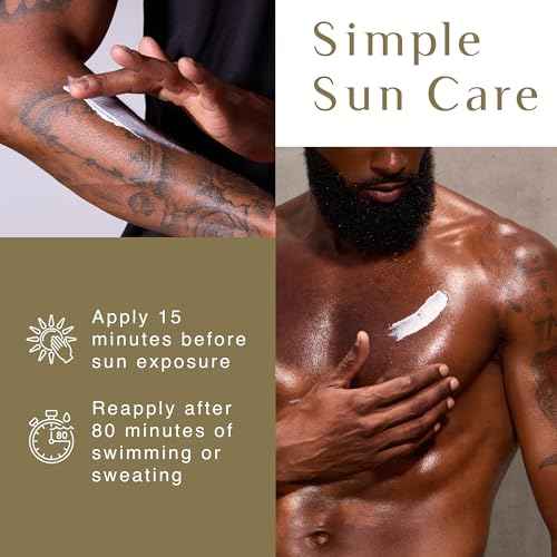 BLACK GIRL SUNSCREEN Men¡¯s Face & Body Moisturizing Sunscreen Lotion SPF 30, No White-Residue for Melanin Rich Skin, Infused with Licorice Root & Hops Extract, Fragrance Free (3 Fl. Oz.)