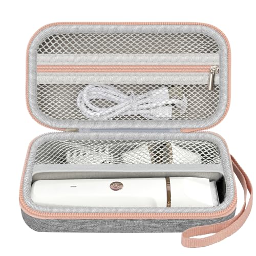 ALKOO Case for Risina Women's Bikini Trimmer & Electric Razors- Travel Holder for Pubic Hair Trimmer, Lady Shaver, Intimate Grooming Tools & Accessories, Storage- Blue (Box Only)