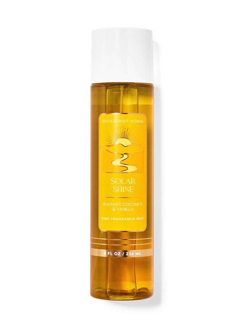 Bath & Body Works Fine Fragrance Body Spray Mist 8 oz (Solar Shine)