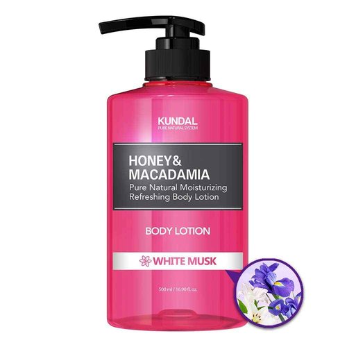 KUNDAL Nature Body Lotion [White Musk] Moisturizer with 82% Aloe Vera/Deep Hydration for Dry Skin & Sensitivy Skin 500ml(16.9Fl oz),Stocking Stuffers