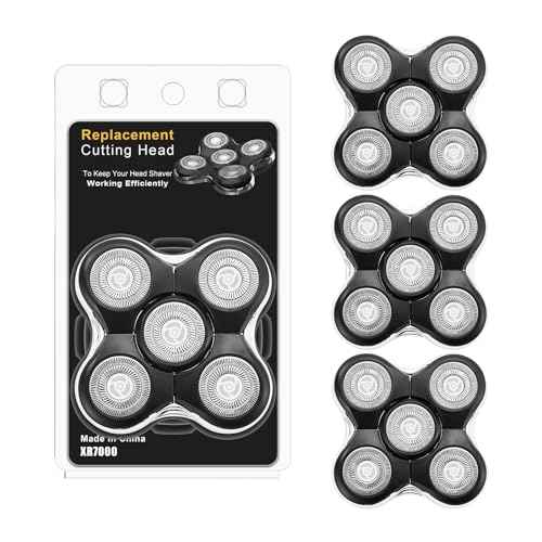 Shaver Replacment Heads Compatible with Remington Balder Pro XR7000 Head Shaver (3 Packs)