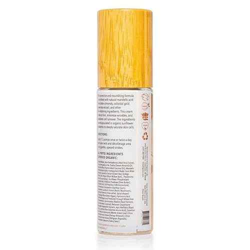Cleopatra Neck Cream, 2oz ? Firming & Lifting Neck Moisturizer with Colloidal Gold, Silk Peptides & Green Tea ? Organic, Vegan ? Reduces Wrinkles & Improves Elasticity