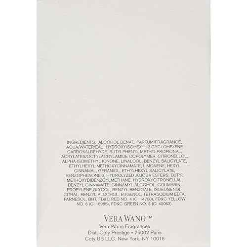 Vera Wang Eau de Parfum for Women - Delicate, Floral Scent - Notes of Iris, Lillies, & Sandalwood - Feminine & Subtle - 3.4 Fl Oz