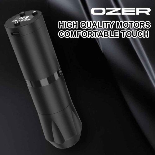 OZER Wireless Tattoo Pen Tattoo Machine Kit Tattoo Gun Kit Ink Cartridge Needle Beginner Rotating Tattoo Machine Pen Kit
