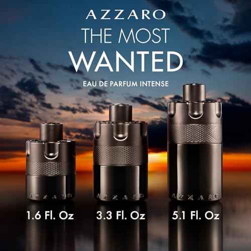 Azzaro The Most Wanted Eau de Parfum Intense - Woody & Seductive Mens Cologne - Foug?re, Ambery & Spicy Fragrance for Date Night - Lasting Wear - Luxury Perfumes for Men
