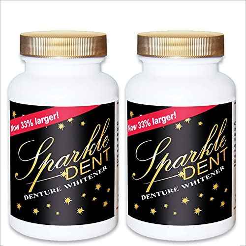 Denture Cleaner | Removes Tartar, Calculus and Stains from Full Partial Dentures and Its Economical | 2 Bottles