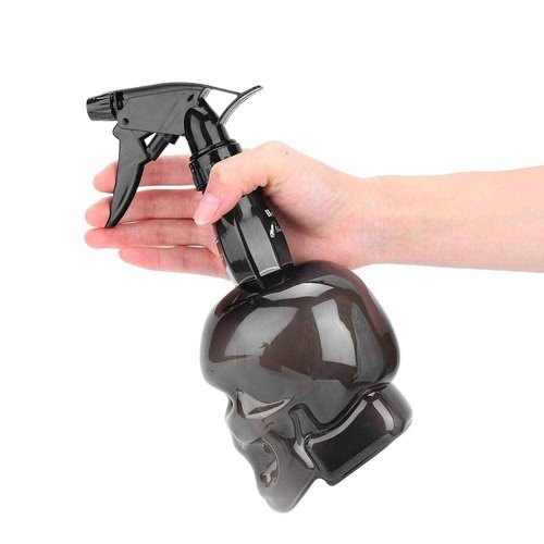 Hair Mist Sprayer 250ml Barber Spray Bottle ABS Vintage Beauty Eco-friendly Home(black)