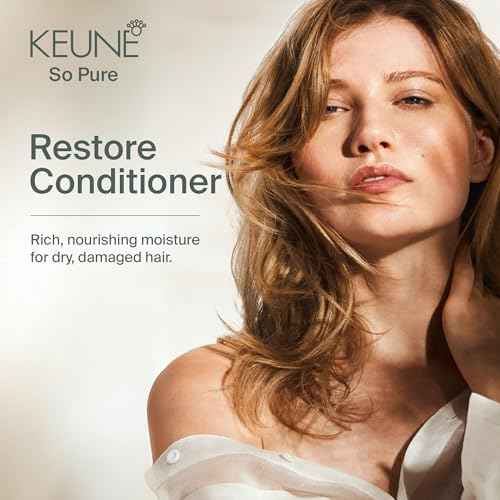 Keune So Pure Restore Conditioner Refill, Moisturizing and Nourishing Formula, 13.5 Fl Oz