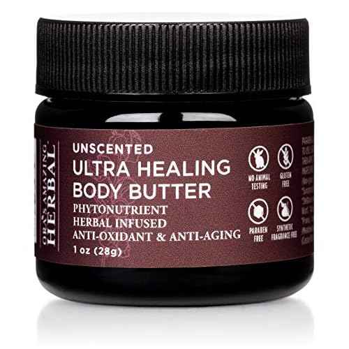 Ora's Amazing Herbal Unscented Moisturizer Travel Set, Touchy Skin Salve, Unscented Body Butter & Body Oil Set, Travel Size, Eczema and Senstivie Skin